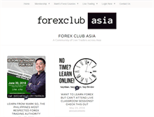 Tablet Screenshot of forexclubasia.com